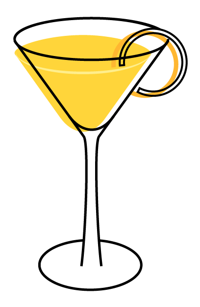 sidecar drink illustration